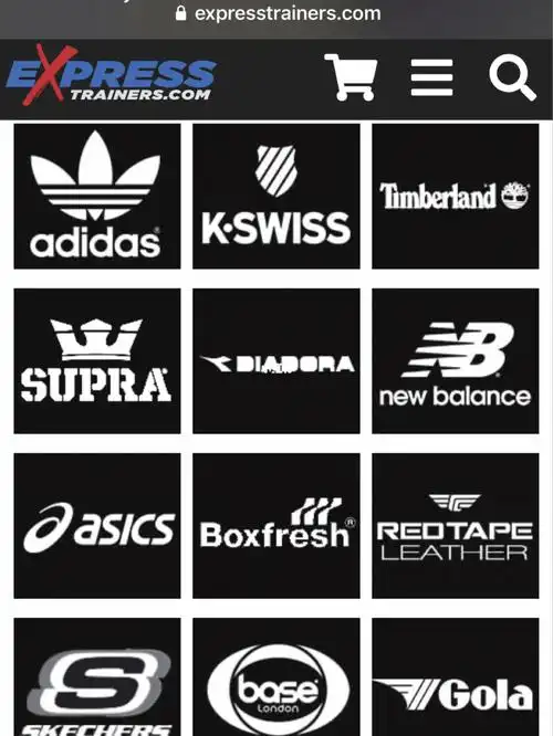 expresstrainers各类品牌鞋三折!折后再85折