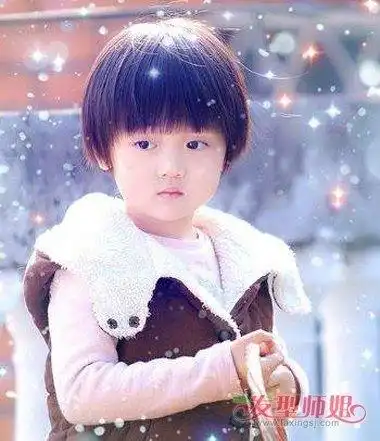 儿童盖盖发型 2018最新小盖头短发
