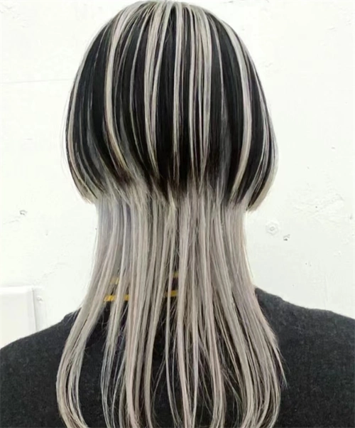 超百搭水母头挑染 时尚好看又简单_非主流发型 - 美发站