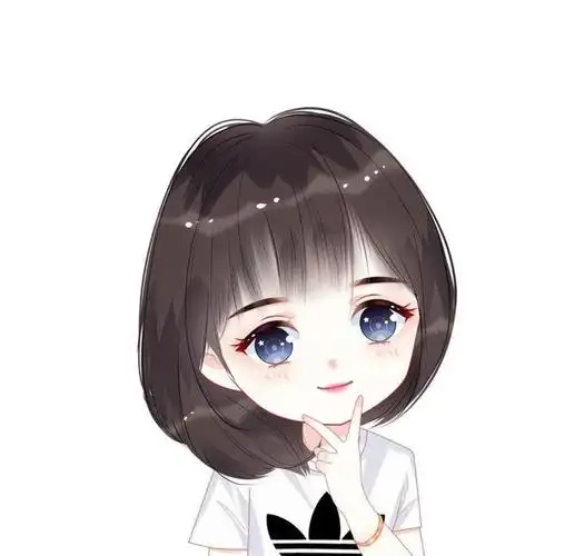 真人手绘动漫版女生微信头像,美丽可爱萌萌哒!