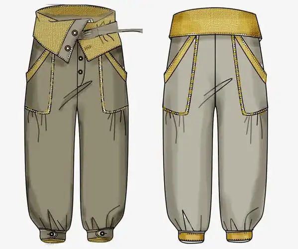 裤子素材免费下载_觅元素