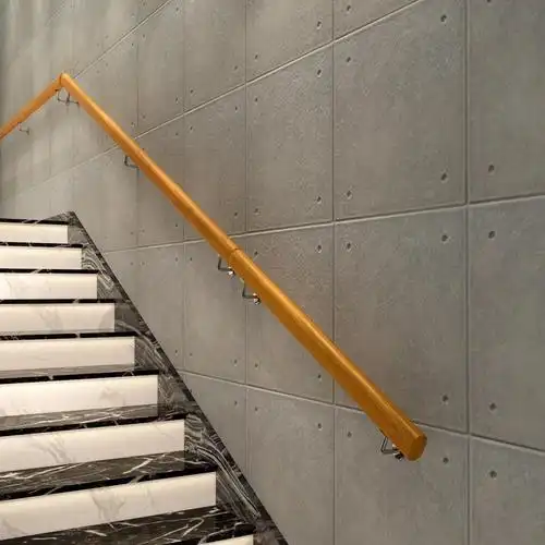 靠墙木楼梯扶手实木欧式家用幼儿园老人室内别墅阁楼防滑扶手简约