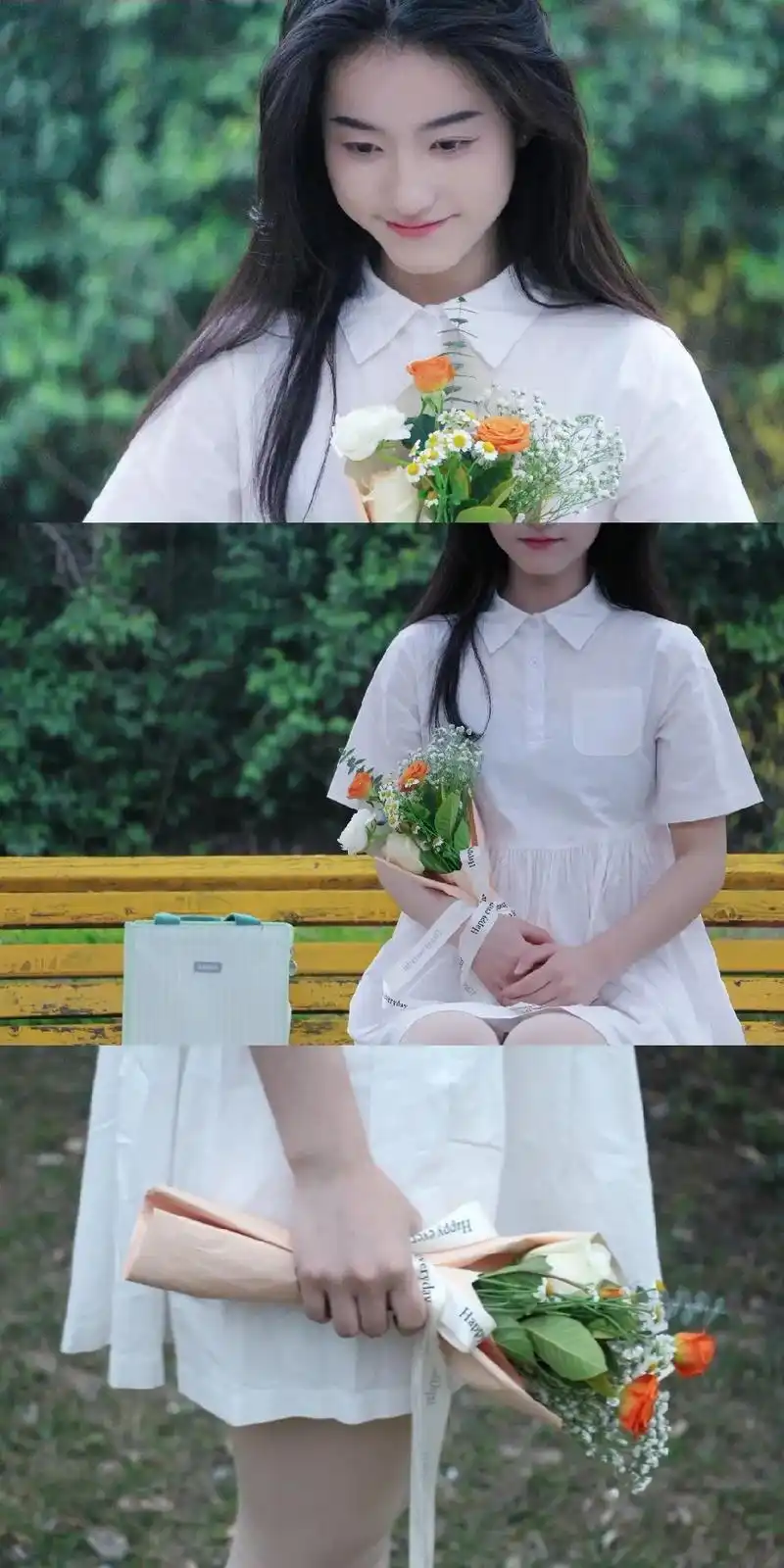 三屏壁纸 "想见你" ,大美女摄影@半世微暖 #春天  - 抖音