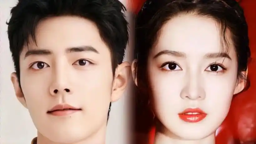 肖战李沁甜蜜互动 #肖战李沁