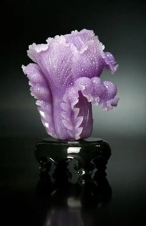 极品紫罗兰翡翠欣赏,每一件的工费都过万!