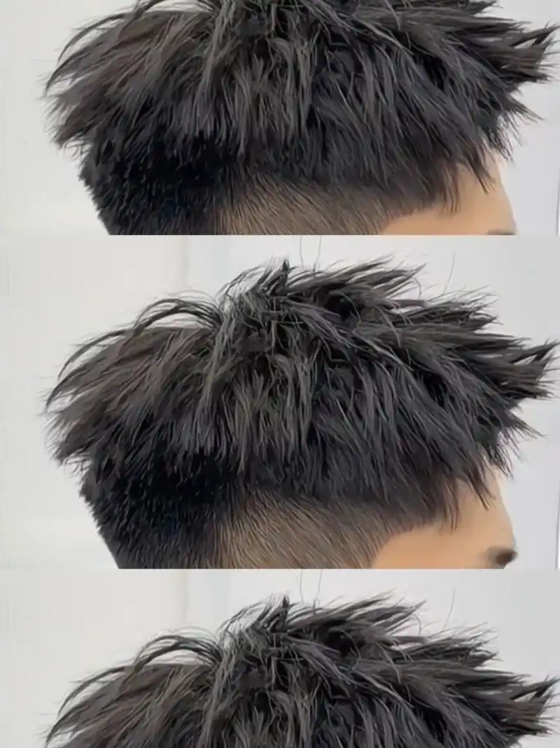 男孩子一定要尝试的发型--摩根前刺   男生细软发质高额头一定要尝试