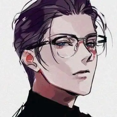 戴眼镜动漫男头斯文败类