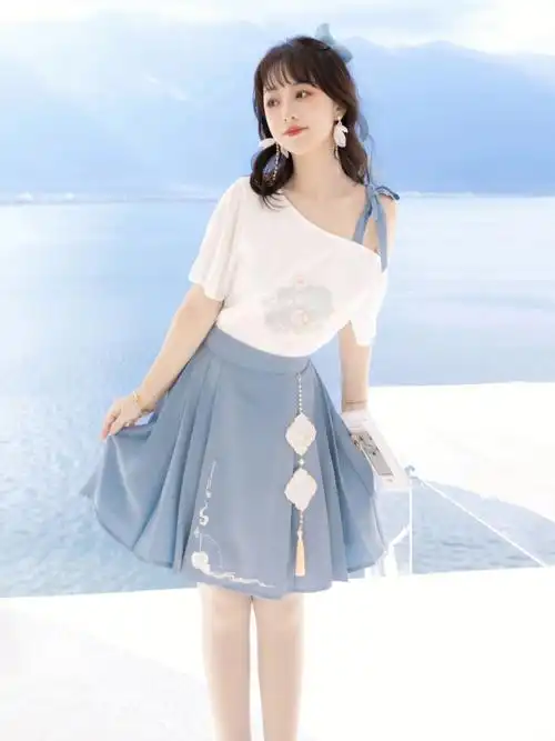 夏季新款喜欢穿裙子的小个子女生有福啦