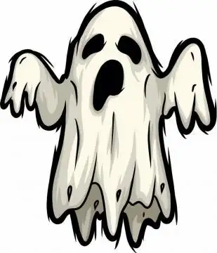 4款万圣节小丑表情水墨插画256871png免抠图片素材