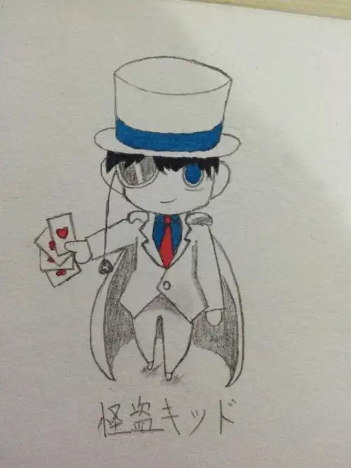 萌版怪盗基德|插画|创作习作|一枚小博文_原创作品-站酷(zcool)