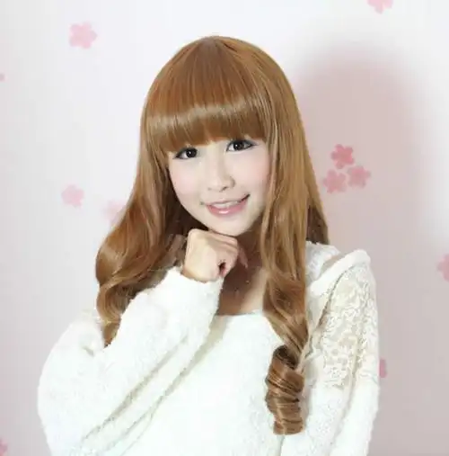 激萌金棕色小公主卷