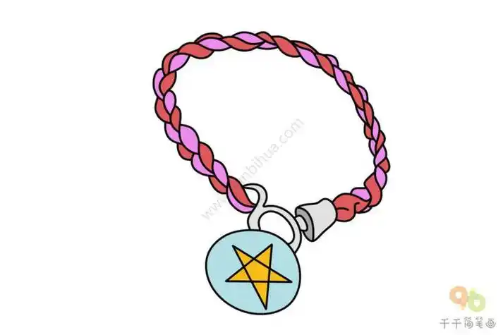 简笔画手链的画法