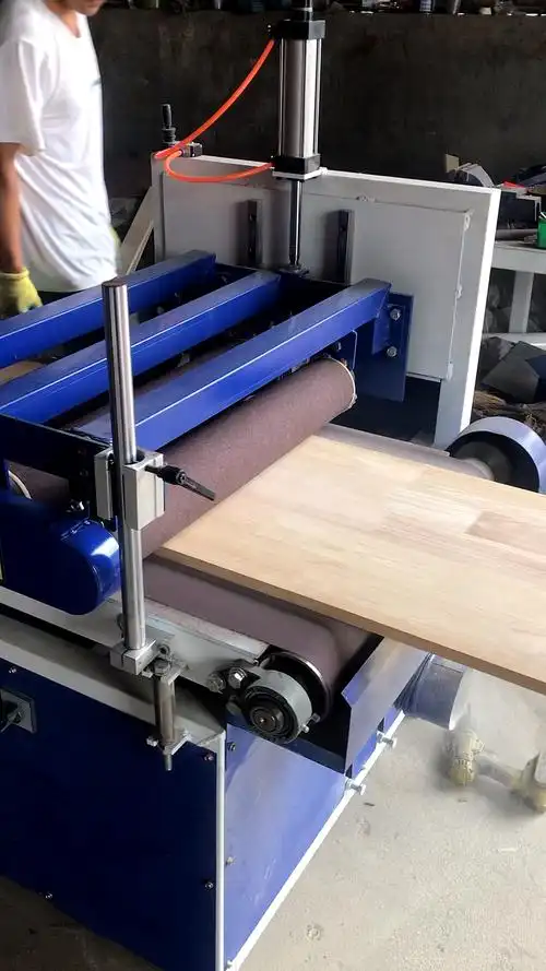 木工机械设备600宽平面砂光机打磨大板打磨木板光滑平整