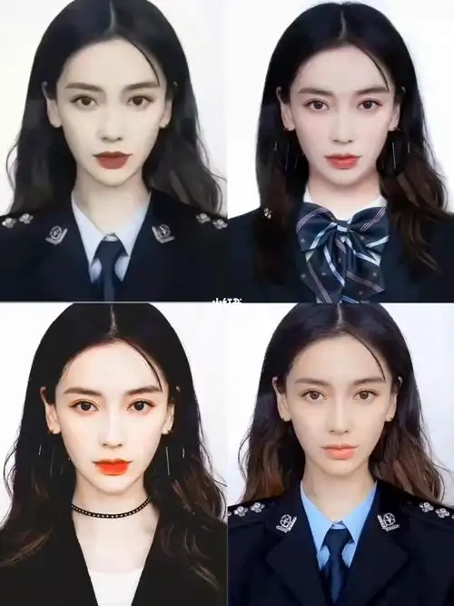 杨颖  #angelababy  #证件照