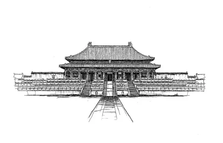 故宫太和殿手绘绘画艺术创作时间2020/07/28毕设0添加表情喜欢ta的