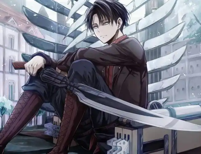 《进击的巨人》中的兵长莫属,这部动漫神作中火的动漫角色不是主角