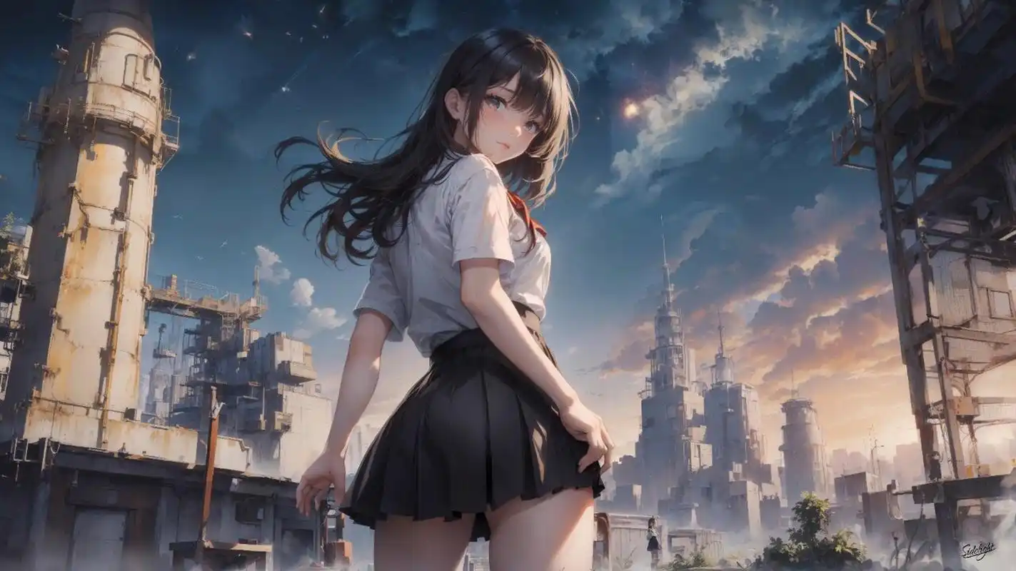 4k高清壁纸| jk系列 | 天台-3 |16:9 推荐使用pad版观看,双指放大观看