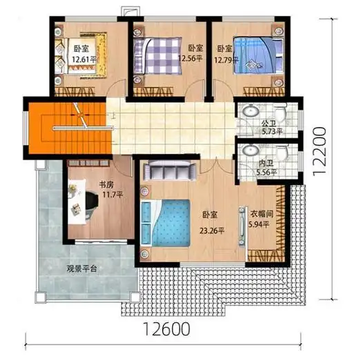 农村自建房12x12米,房屋建好,村里的老大爷看了直夸漂亮