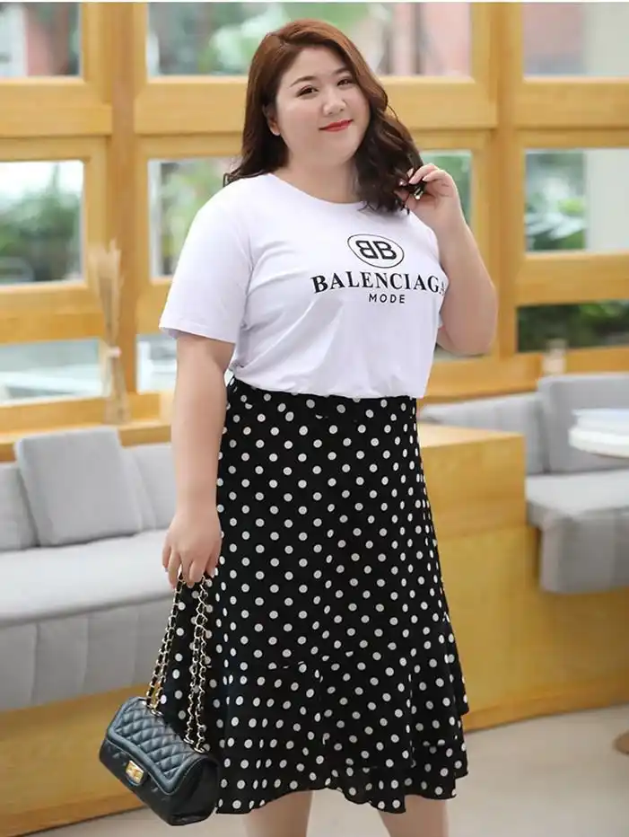 150斤胖mm套装,漂亮的众人羡慕,改变胖mm时尚界审美标准