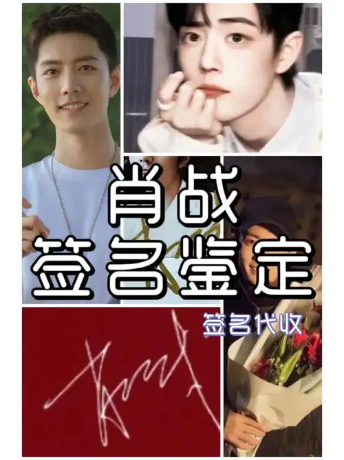 三步教你学会分别肖战签名免费鉴定