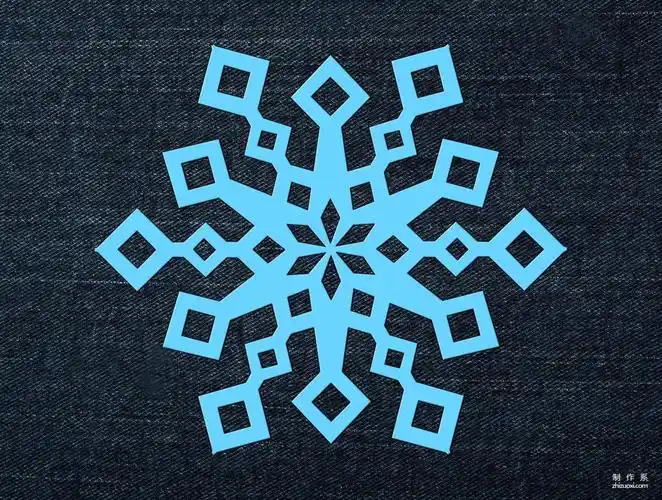 简单漂亮的剪纸雪花图案手工剪纸方法