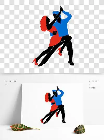 跳爵士舞的男女漫画