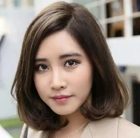 女士方脸型适合的发型六款合适方脸型女生的发型2