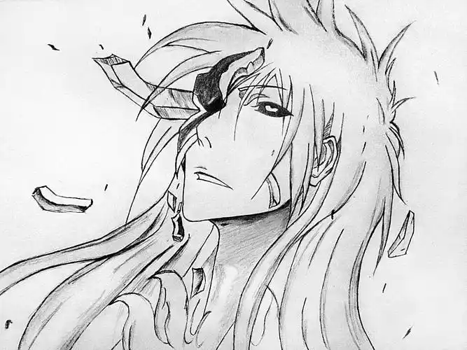 素描练习黑崎一护卍解