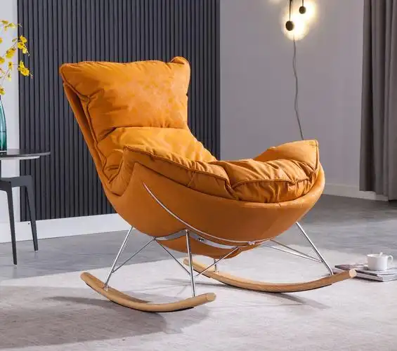 摇椅北欧沙发休闲大人家用客厅摇摇懒人阳台沙发椅