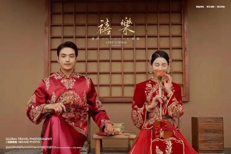 家人们中国风婚纱照真的端庄又浪漫