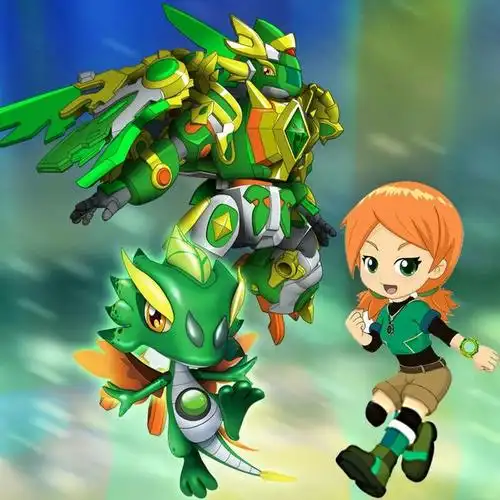 斗龙战士蓝天画