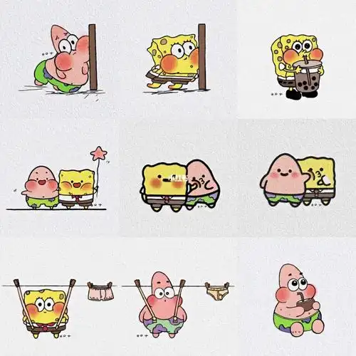最近画的海绵宝宝系列