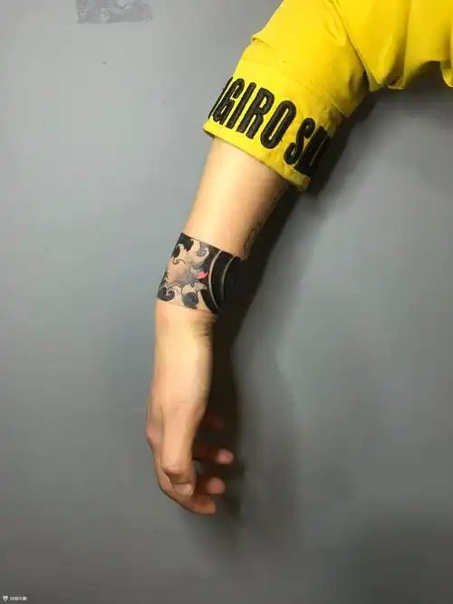 浪花98手环_纹身图案手稿图片_魏晓龙的纹身作品集