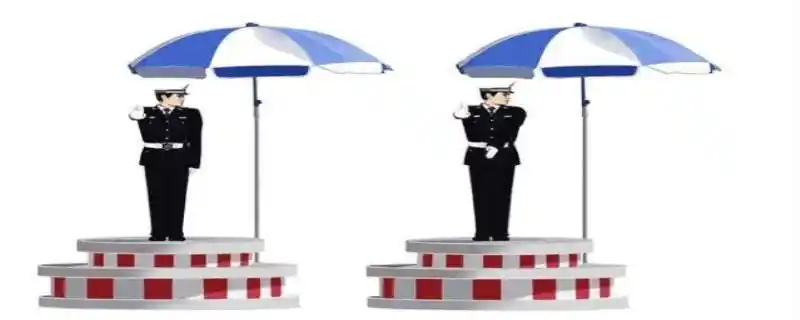 左转弯信号交警手势