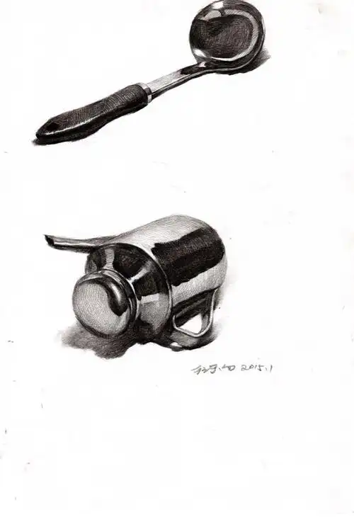 素描静物高分卷是这样的. . .