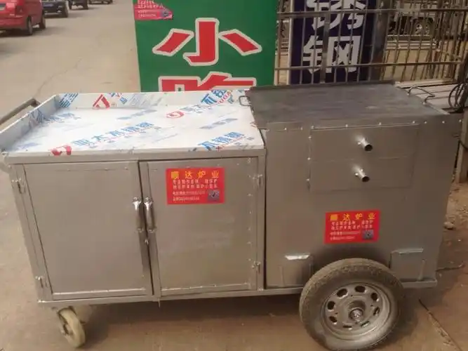 专业制作各种烧饼炉,地瓜炉,小吃车,电动三轮餐车,各种配置,尺寸外形