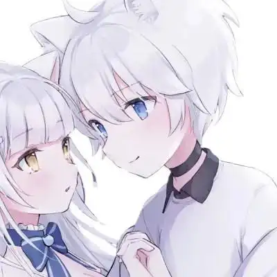 一左一右配对动漫幸福甜蜜情侣头像