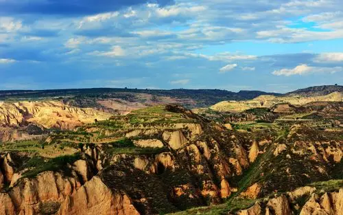 高清壁纸,风景壁纸,黄土高原自然桌面壁纸图片