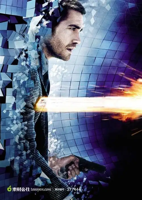 墙壁里走出的人电影源代码创意海报图片素材下载,现在加入素材公社