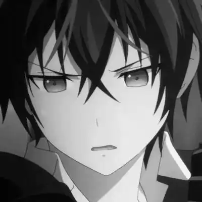 冷酷帅气黑白动漫男头像_男生动漫头像_头像屋