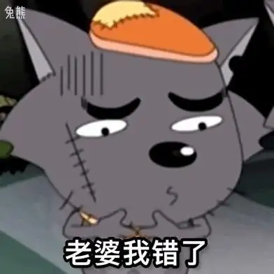 表情包老婆我错了