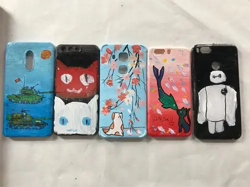 艺源美术|创意制作——手绘手机壳