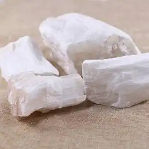 生石膏块食用做豆腐豆花专用 石膏 粉 天然500g除口 臭口中药材