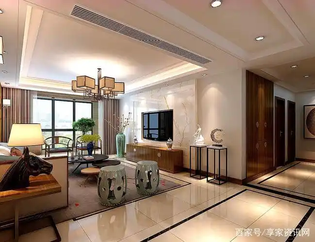 效果图对比:现代简约和新中式放在一起,看着貌似有点像啊!