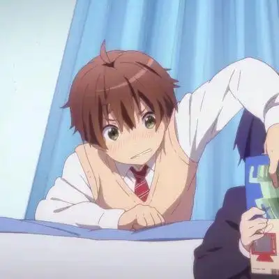 超级隐蔽的情侣动漫头像一人一个我在时光深处等你