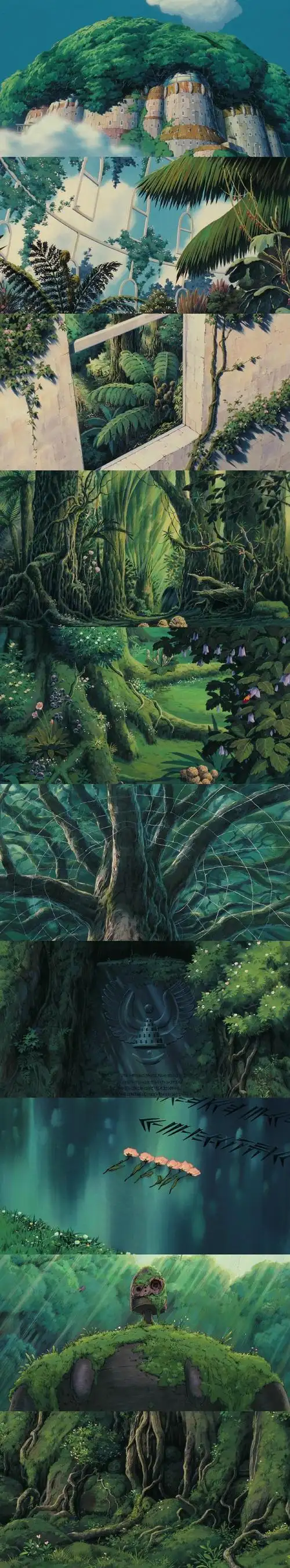 castle in the sky (1986)】宫崎骏 hayao miyazaki #电影场景