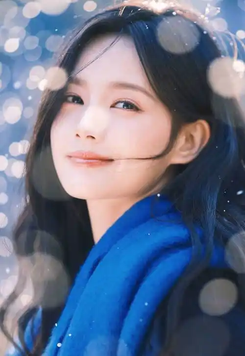 李一桐分享了一组雪景照片,笑容甜美,给人一种治愈的感觉