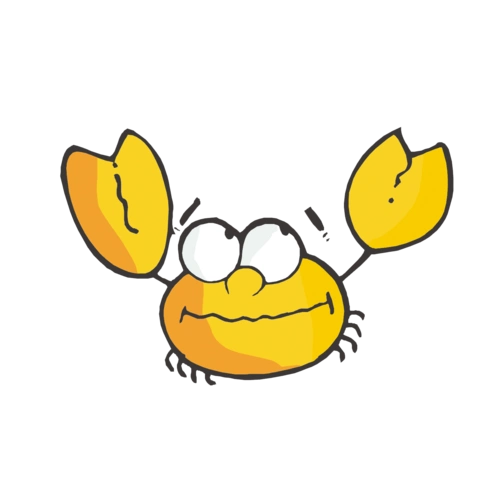 螃蟹手绘图片大全