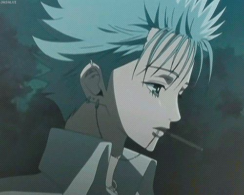 动漫gif抽烟gif侧脸gif