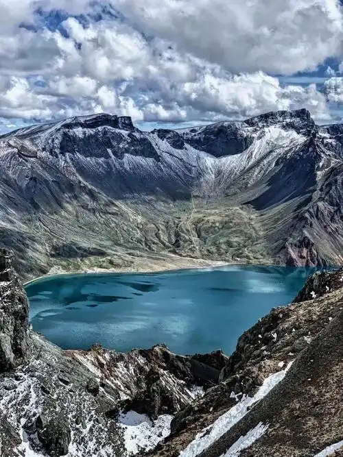 长白山天池:我终于"开"了!_腾讯新闻